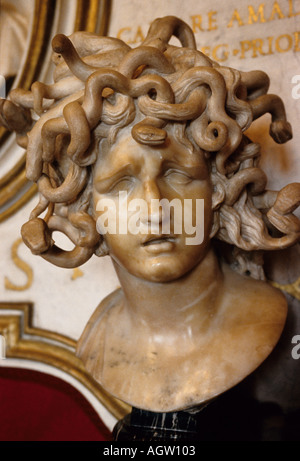 Rome. Italy. Capitoline Museums, Bernini's Medusa. Stock Photo