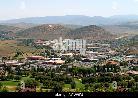 Park City Utah in Summer Stock Photo