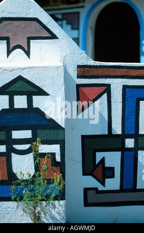 N'debele ornaments / Ndebele-Ornamente Stock Photo