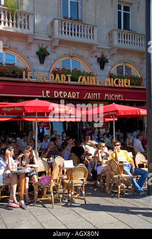 Le Depart Saint Michel in Paris in the Latin Quarter Paris Ile de