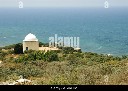 Israel Haifa Stella Maris Carmelite Monastery The small chapel on mount Carmel overlooking the Mediterranean Sea Stock Photo