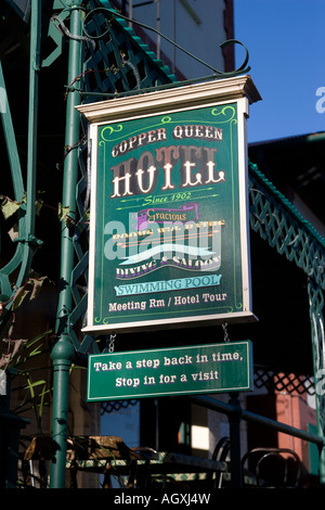 Copper Queen Hotel Bisbee Arizona Stock Photo