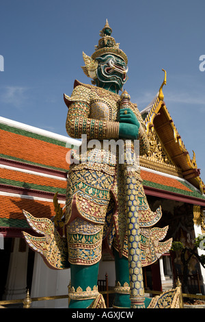 A mythological giant (Yak), Grand Palace, Thailand Stock Photo