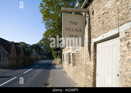 The Village Pub in the Cotswold village of Barnsley, Gloucestershire Stock Photo