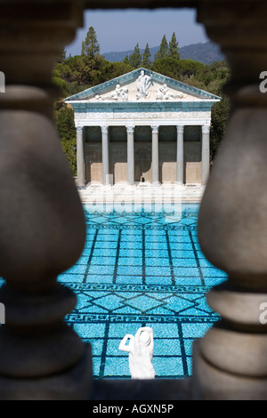 Neptune Pool Hearst Castle San Simeon California Stock Photo