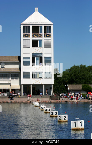 The water sports stadium in Nyköping, Sweden Stock Photo