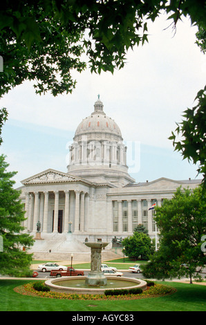 Jefferson City Missouri State Capitol Building Stock Photo