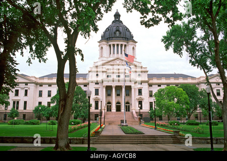Pierre South Dakota State Capitol Building Stock Photo
