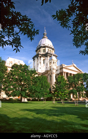 Springfield Illinois State Capitol Building Stock Photo