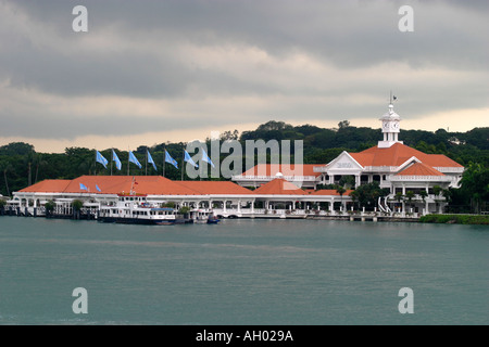 Sentosa ferry terminal for  Sentosa Island recreation area ,Singapore Stock Photo