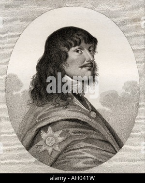 James Stanley, 7th Earl of Derby, aka Baron Strange, byname Great Earl of Derby, 1607 - 1651.  English nobleman, politician and prominent Royalist. Stock Photo