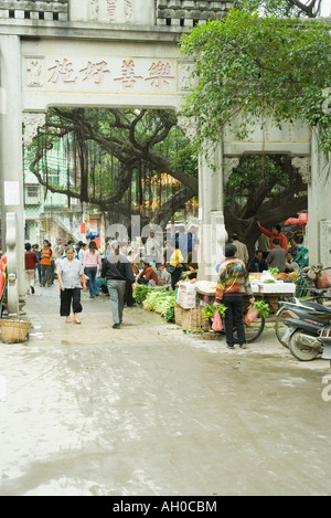 China, Guangdong province, street market Stock Photo