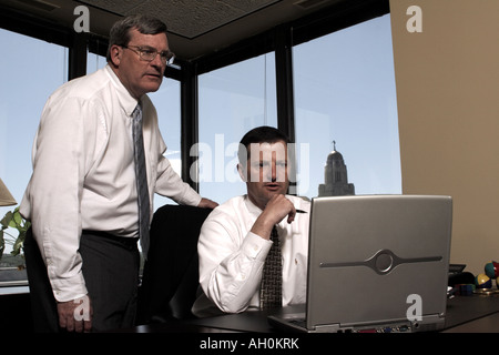 team work is key in the fast-lane that is business Stock Photo