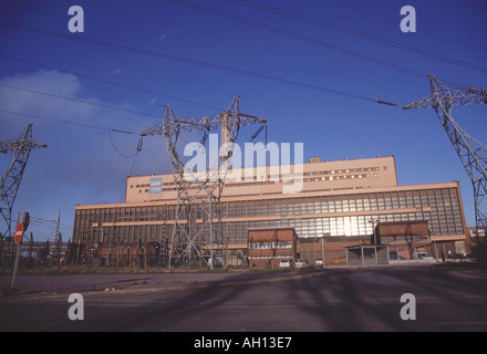 EDF Electricite De France energy power plant photographed in Dunkerque northern France Stock Photo