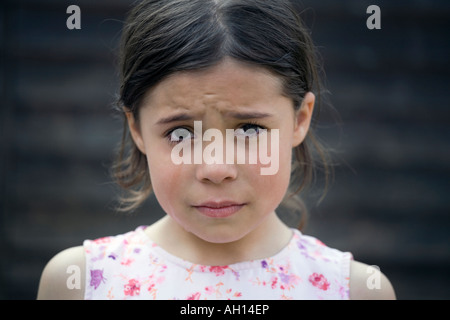 Girl Crying Stock Photo