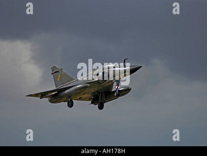 Dassault Mirage 2000N French Marine Navy Two Seat Trainer Variant Air Superiority Attack Fighter Jet Stock Photo