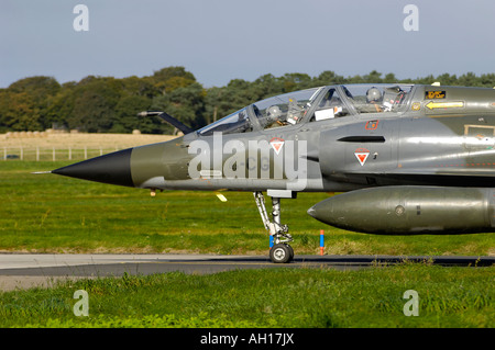 Dassault Mirage 2000N French Military Marine Navy Two Seat Trainer Variant Air Superiority Attack Fighter Jet Stock Photo