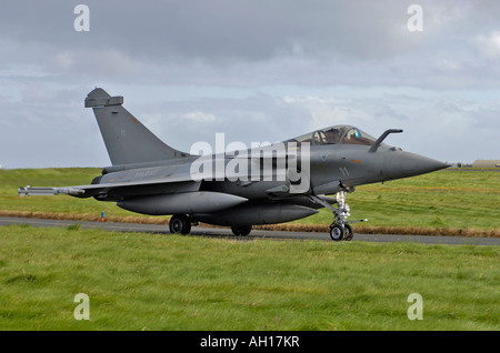 The Dassault Rafale M (or 'Squall' in English) is a French twin-engined delta-wing highly agile multi-role fighter aircraft Stock Photo