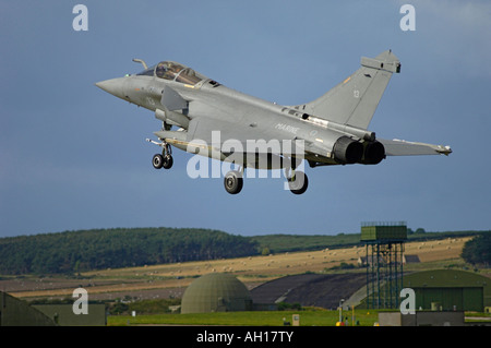 The Dassault Rafale M (or 'Squall' in English) is a French twin-engined delta-wing highly agile multi-role fighter aircraft Stock Photo