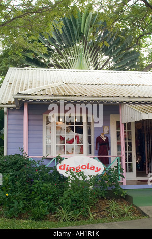 Chattel Houses, Chattel Village, Holetown, St James, Barbados Stock Photo