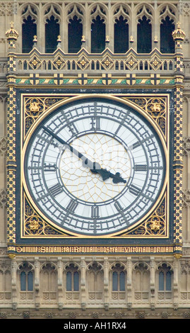 close up of big ben clock tower in london Stock Photo