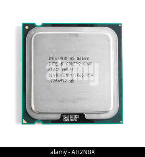 Intel Core 2 Quad Q6600 CPU Stock Photo