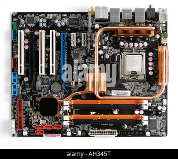 High end computer motherboard Stock Photo