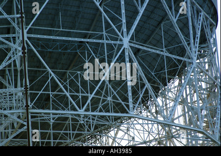 Jodrell Bank Radio Telescope Manchester University England  Stock Photo