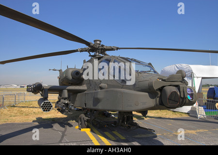Apache helicopter AH-64D Longbow Stock Photo