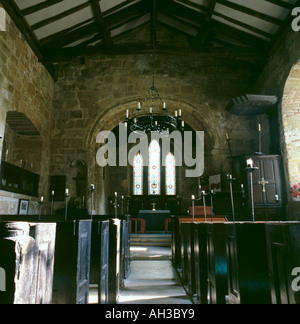 Interior of All Saints Church, Great Ayton, North Yorkshire, England UK. Stock Photo