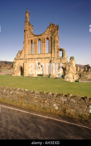 Ruins of Byland Abbey, near the village of Coxwold, North York Moors National Park, North Yorkshire, England, UK Stock Photo