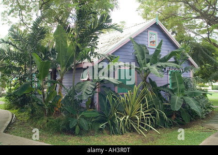 Chattel Houses, Chattel Village, Holetown, St James, Barbados Stock Photo