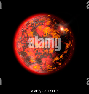Formation of the Earth, illustration Stock Photo - Alamy