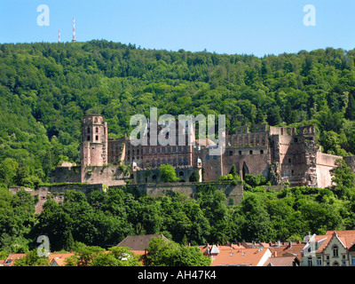 castle of heidelberg Heidelberger Schloss Stock Photo