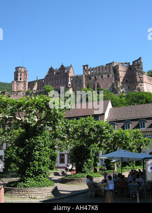 castle of heidelberg Heidelberger Schloss Stock Photo