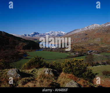 Snowdon The Horseshoe Snowdonia Gwynedd Wales Stock Photo