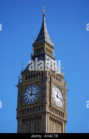 Big Ben, Houses of Parliament, Parliament Square, London, England, United Kingdom Stock Photo