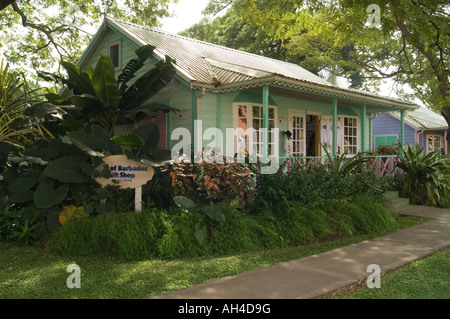 Chattel Houses, Chattel Village, Holetown, St James, Barbados Stock Photo