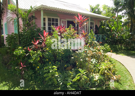 Chattel Houses, Chattel Village, Holetown, St James, Barbados Stock Photo