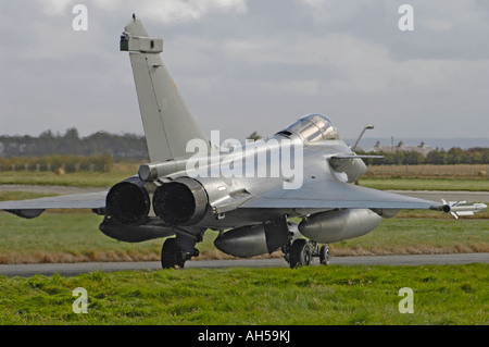 The Dassault Rafale M (or 'Squall' in English) is a French twin-engined delta-wing highly agile multi-role fighter aircraft Stock Photo