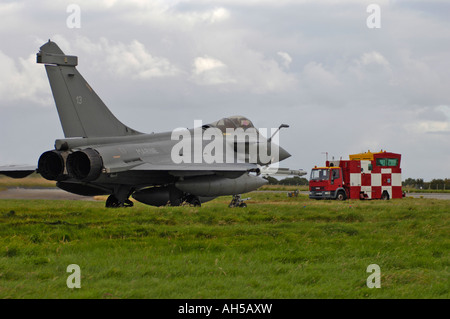 The Dassault Rafale M (or 'Squall' in English) is a French twin-engined delta-wing highly agile multi-role fighter aircraft Stock Photo