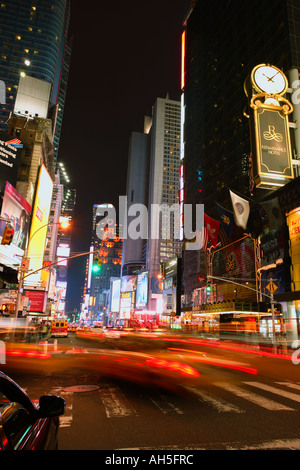 New York at night Stock Photo