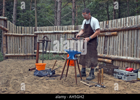Mobile Forge at Bushmoot. Stock Photo