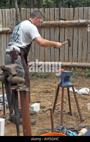 Mobile Forge at Bushmoot. Stock Photo