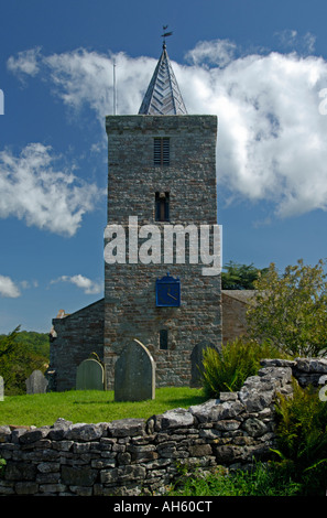 Church of Saint Lawrence , Morland , Cumbria , England , U . K . , Europe . Stock Photo