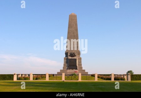 World War One Memorial to the First Australian Division at Pozieres The Somme Picardy France Stock Photo