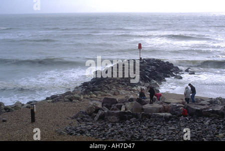 Barton on Sea Hampshire England Stock Photo