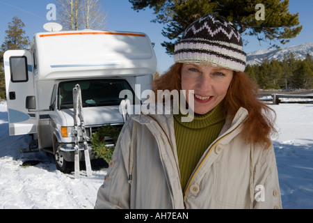 Portrait of a mature woman Stock Photo