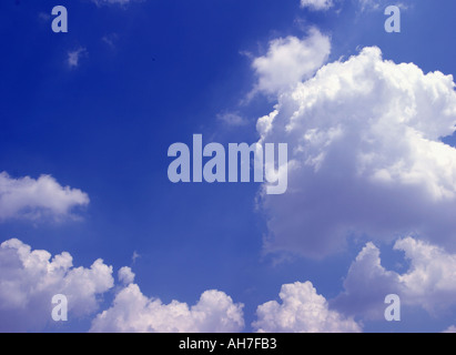 Cloud in blue sky Stock Photo