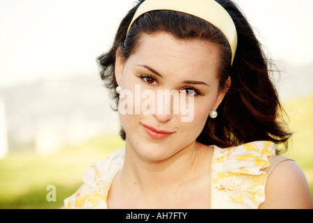 Portrait of a young woman Stock Photo